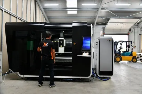 12 kW fiber lézervágó gép